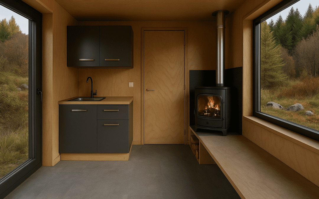 Unique off-grid cabin in raw nature: Bucephalus